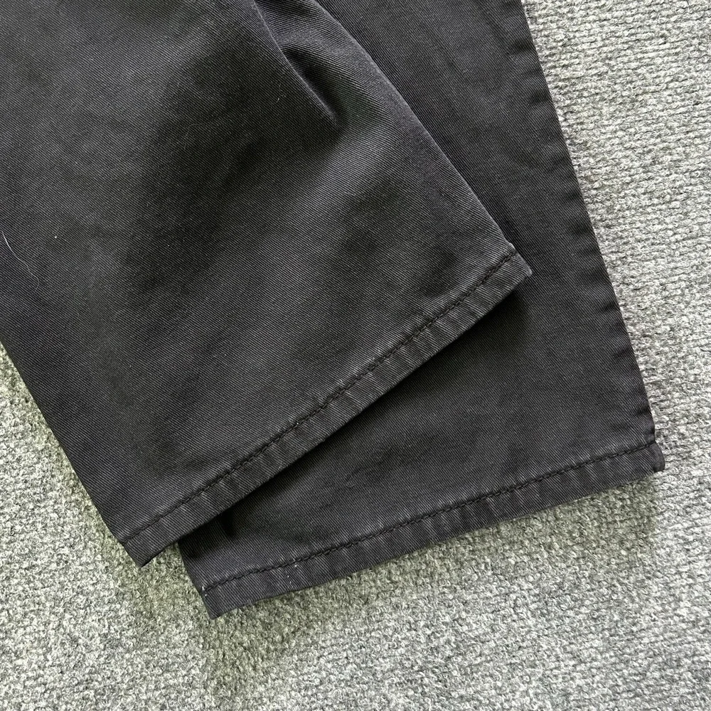 True Religion Jeans Men 42 X 33 Black Billy Super‎ T Flap Denim VTG USA Made P6